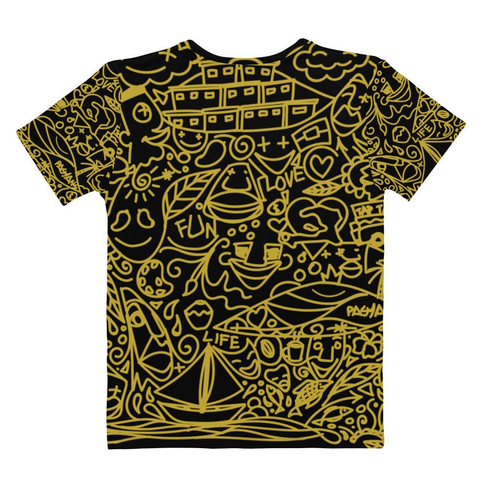 Fun Life 509 - Doodle  Women's T-shirt