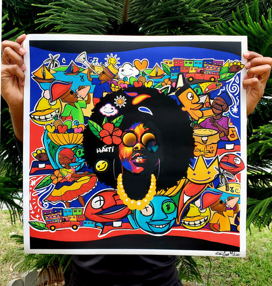 Selebre Haiti Art print