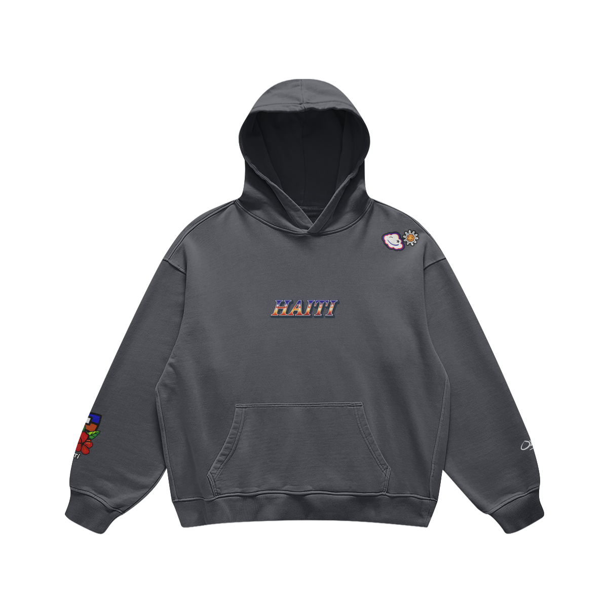 Selebre Haiti Oversized Retro Hoodie