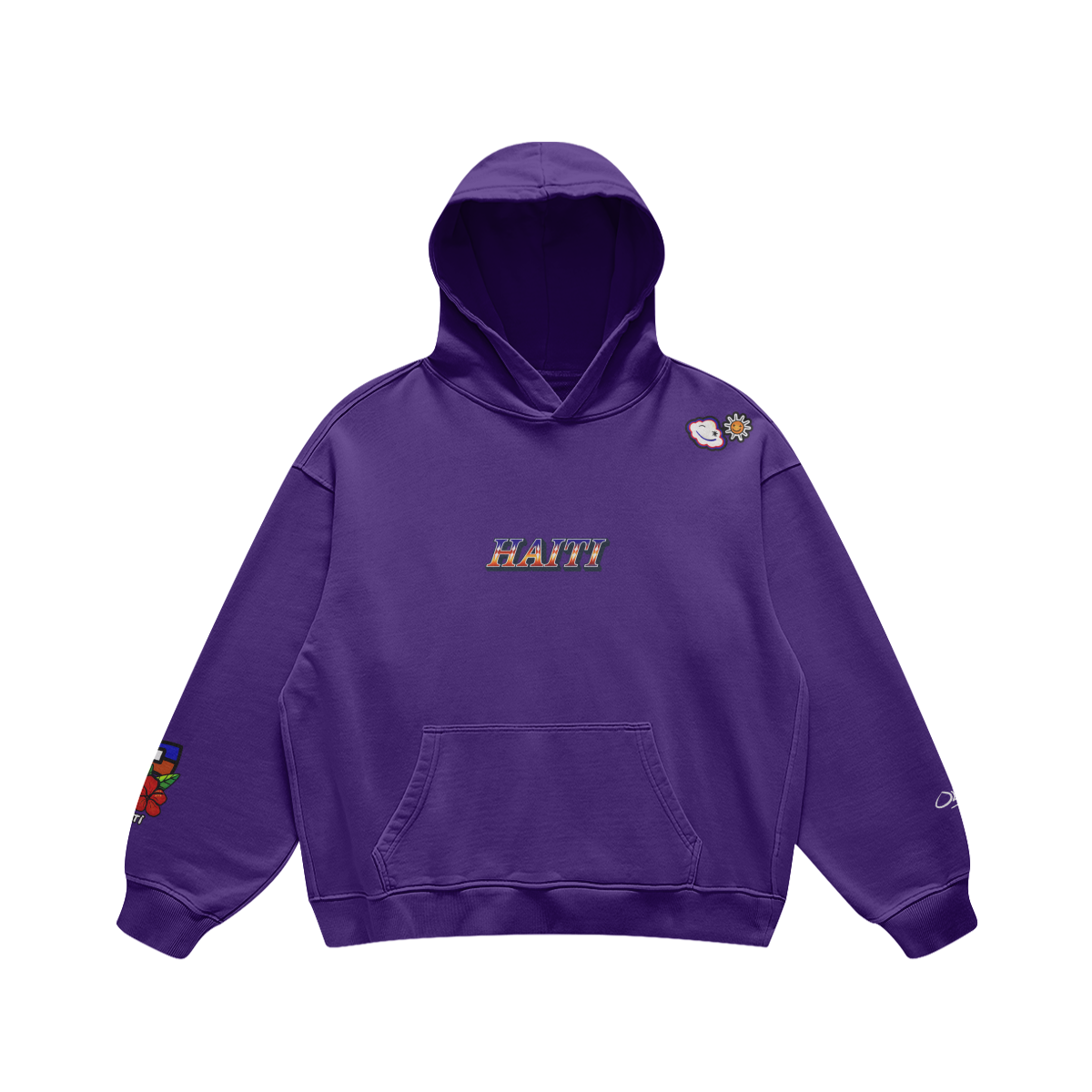 Selebre Haiti Oversized Retro Hoodie