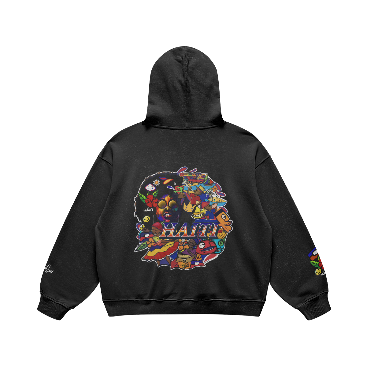 Selebre Haiti Oversized Retro Hoodie