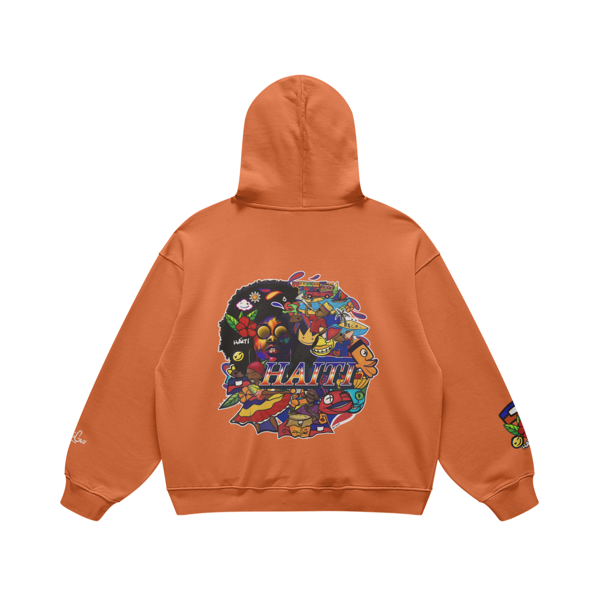 Selebre Haiti Oversized Retro Hoodie