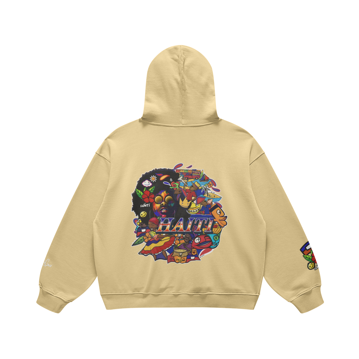 Selebre Haiti Oversized Retro Hoodie